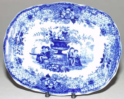 Toy Meat Dish or Platter c1835